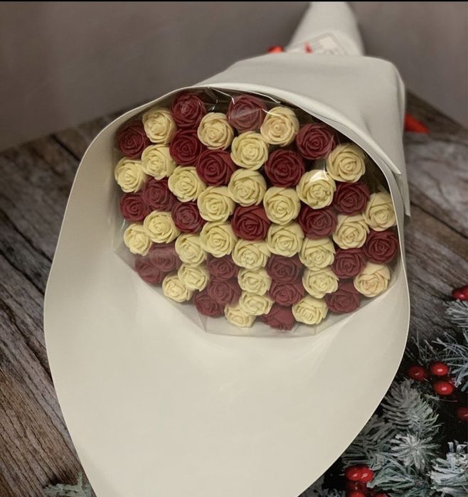 Съедобные Шоколадные цветы | клубника