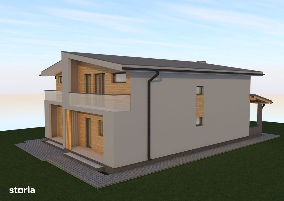 Casa tip duplex P+M - zona Brădet