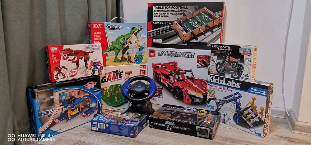 Детски играчки - Лего, джага, волан, гараж