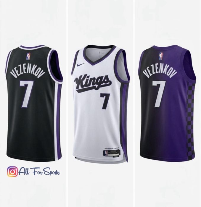 NBA jersey Nike / Sacramento Kings / Vezenkov / Везенков