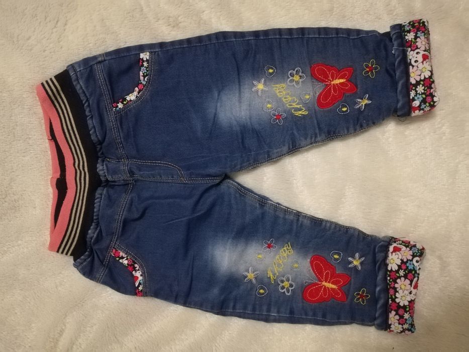 Джинсы утепленные