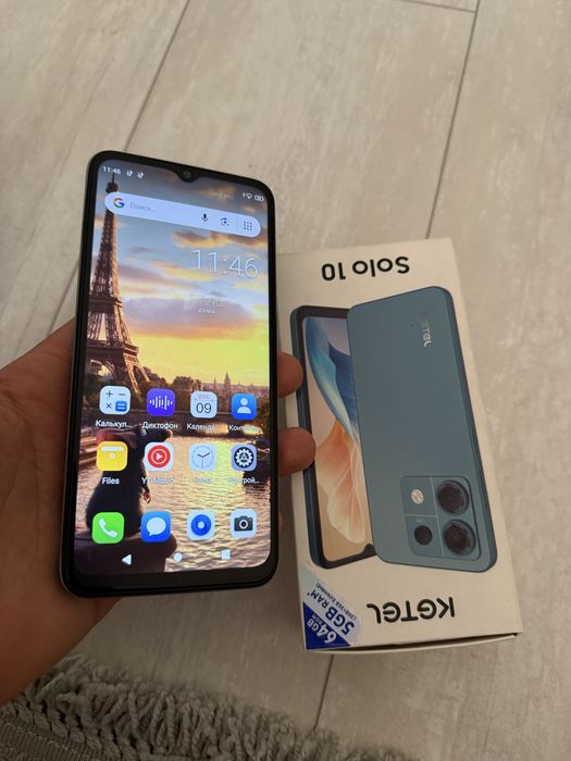 Solo 10, синий 64 GB память янги холатда