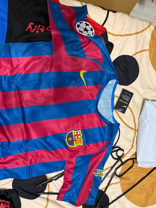 Tricou Ronaldinho Barcelona finala ucl 2006 champions league
