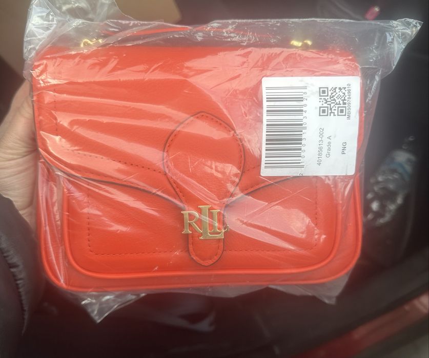 Ralph Lauren оригинална нова кожена чанта