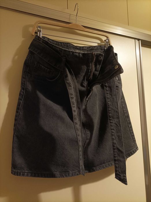 Fusta  LCW Jeans, mar.40, negru "spalacit"