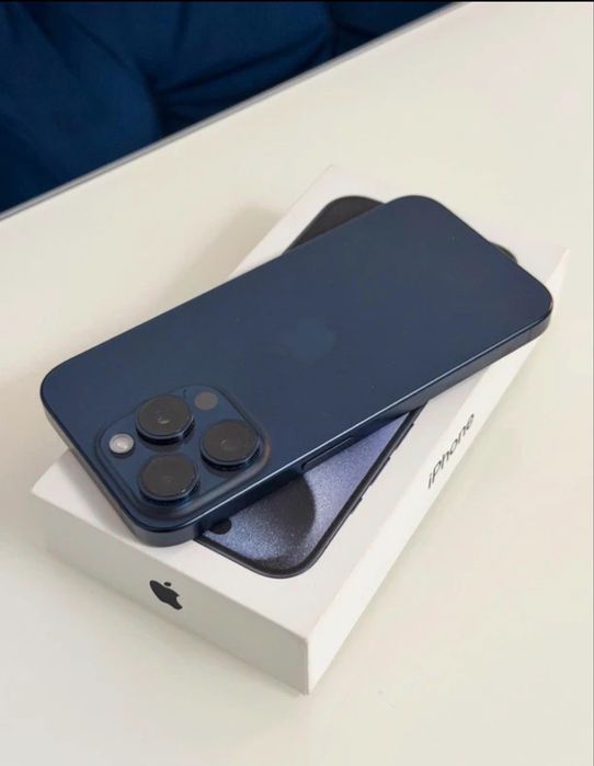 Iphone 15 PRO, 128 GB, Blue Titanium Usor Negociabil