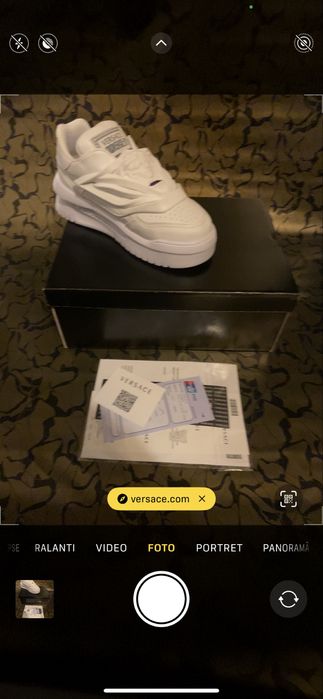 Adidasi Versace Odissea Full Alb