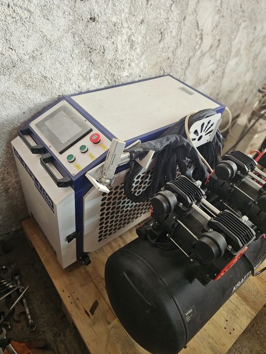 LASER 4 in 1 pentru curățarea ruginei, sudură,tăieri fier