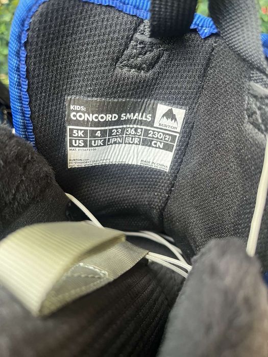 Продавам Детски сноуборд обувки BURTON Concord Smalls