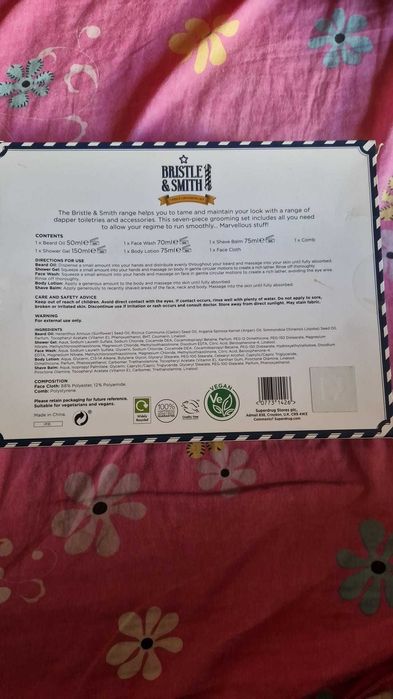 Trusa cosmetice barbati