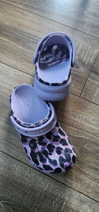 Kids Classic Crocs Animal Print Cutie Clog