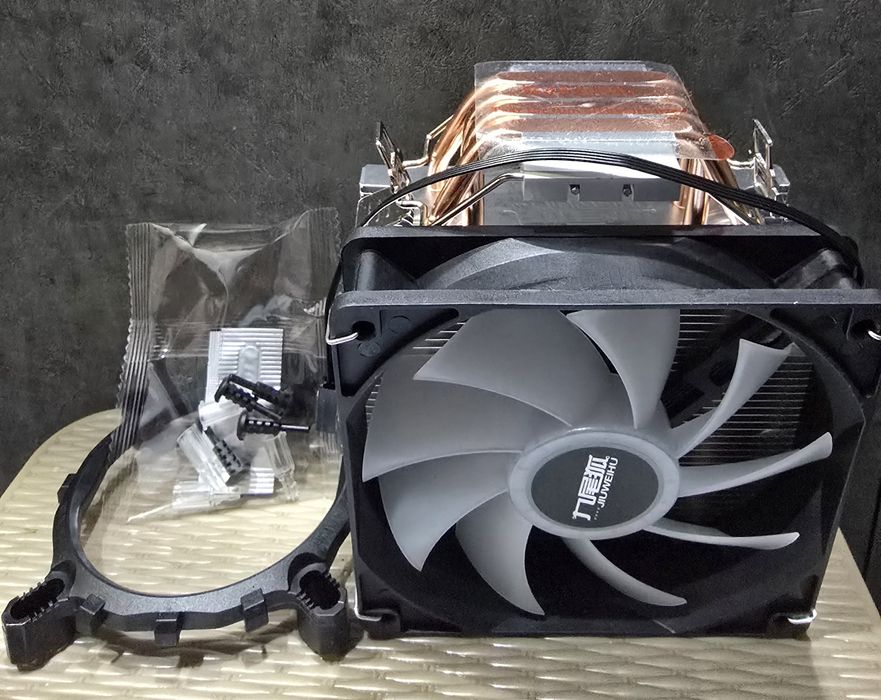 Кулер 4 медных трубки новый