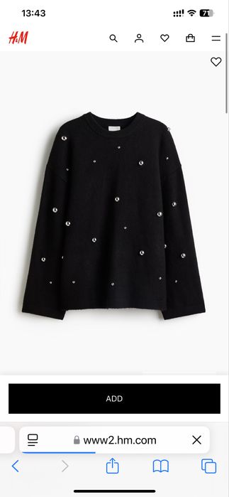 Новый Джемпер H&M, М размер