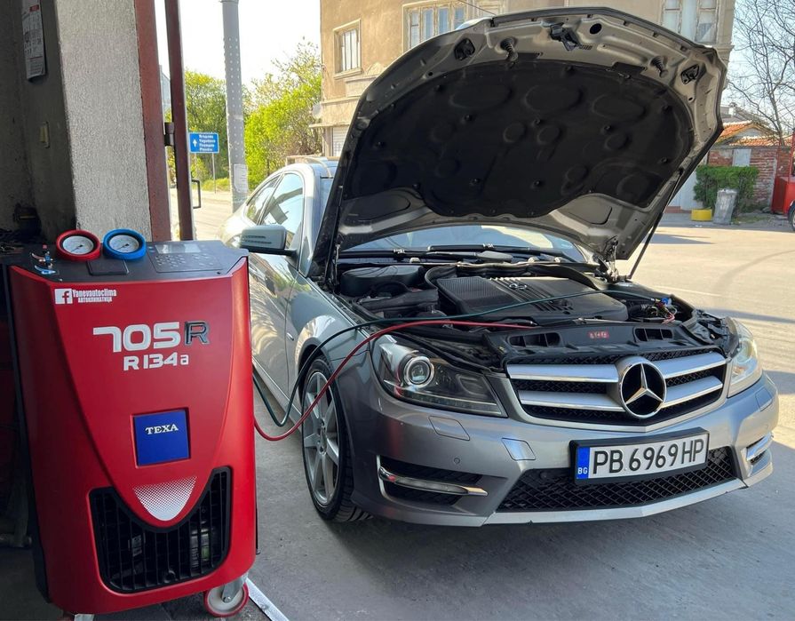 Зареждане на Автоклиматици R134a и R1234yf ПРОМО ЦЕНА 30.00евро