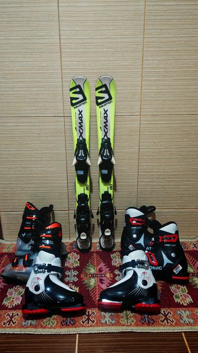 Set schiuri 80 cm Salomon xmax-clapari ski