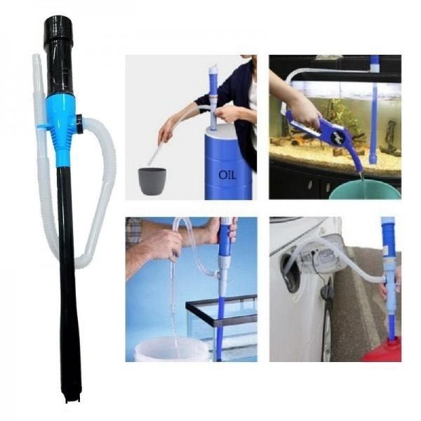 Помпа за източване течности гориво нафта бензин дизел масло на батерии