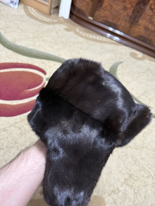 Норковая шапка мужская