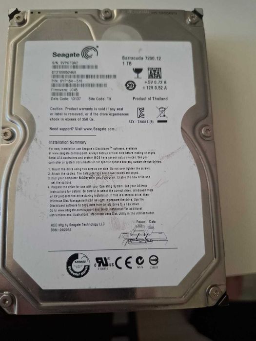 Продам  жесткий диск на системный блок