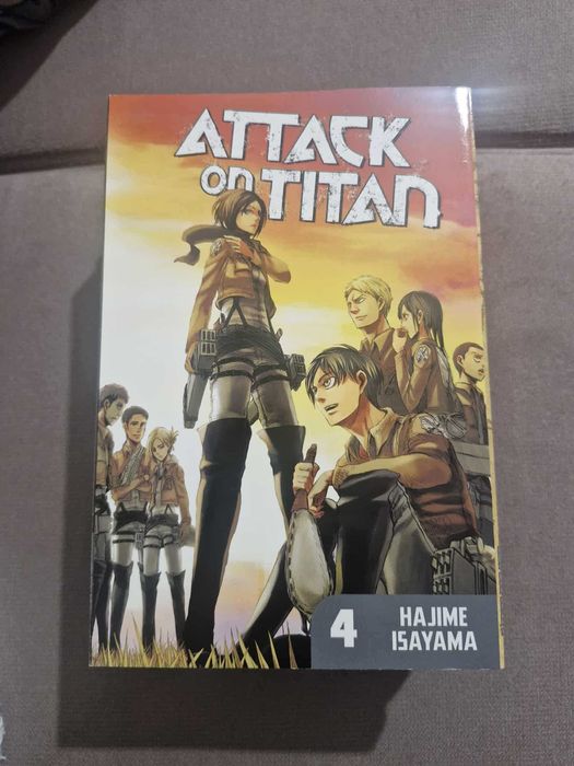 Manga Attack on Titan vol. 1,2,3,4