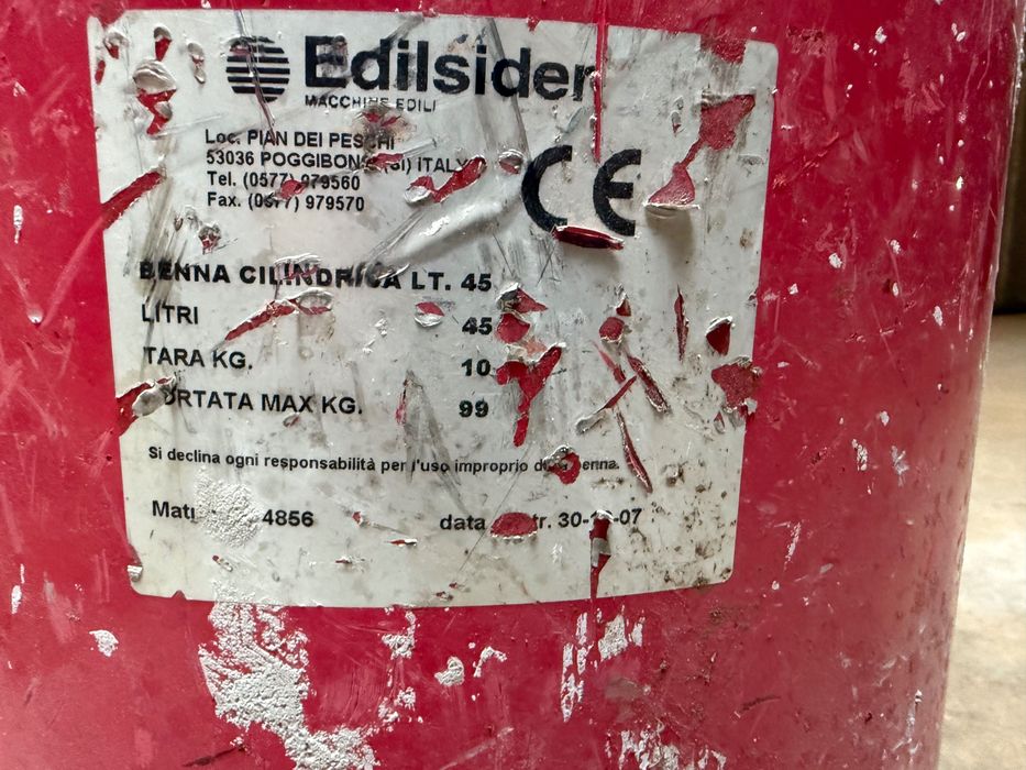 Galeata / cuva electropalan, galeata basculabila 45 litri