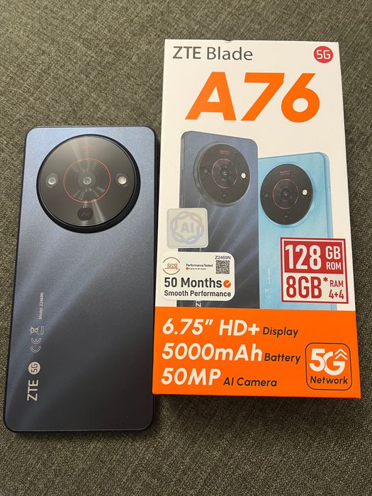 телефон ZTE Blade A76 5G 128GB