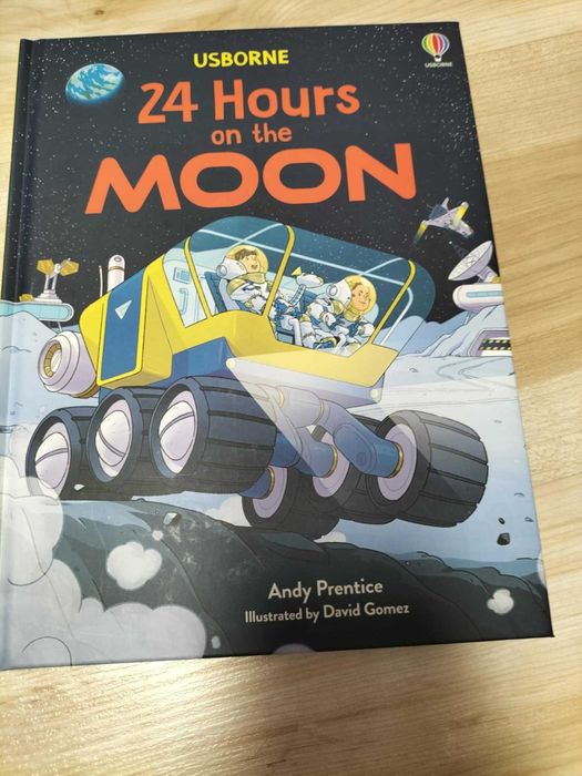 carte Usborne 24 Hours on the Moon
