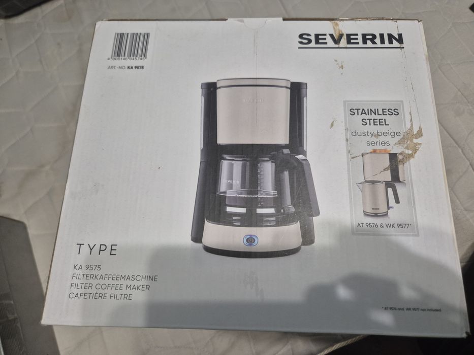 Кафемашина Severin КA 9575, 1000 W, бежава/бяла