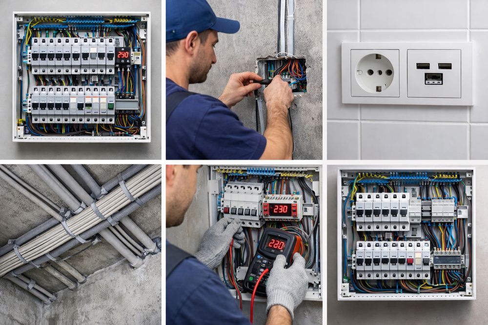 Услуги электрика→ Ремонт и строительство →