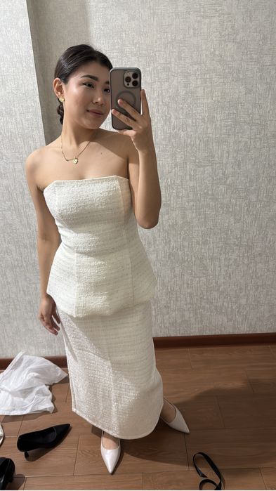 Двойка белая новогодные