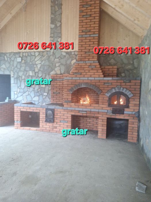 Gratar rustic de cărămidă plita țărănească și ghiuveta fac o bere la nuanțe și ghiuveta fac o bere la
