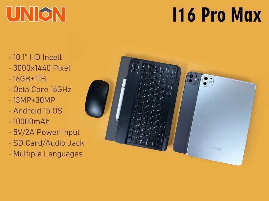 Планшет UNION I16 Pro Max