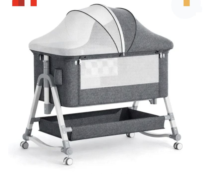 Patut copii, 3 in 1, transformabil in balansoar