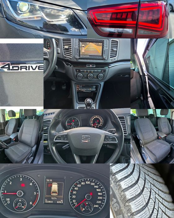 Seat Alhambra 2016 4x4 2.0 TDI 5 Locuri Navi Camera Facelift