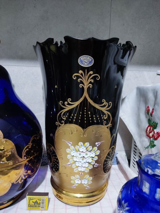 Вазы Богемия Лепка Чехословакия