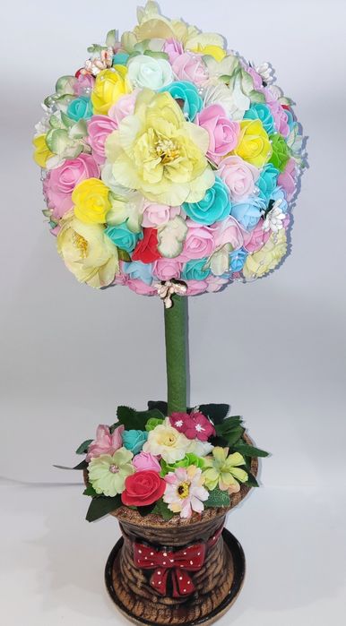 Колело/Дърво от цветя декорация/подарък