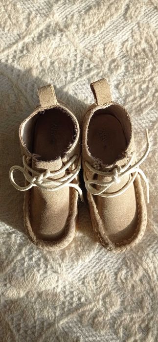 Zara кожени детски обувки  размер 24