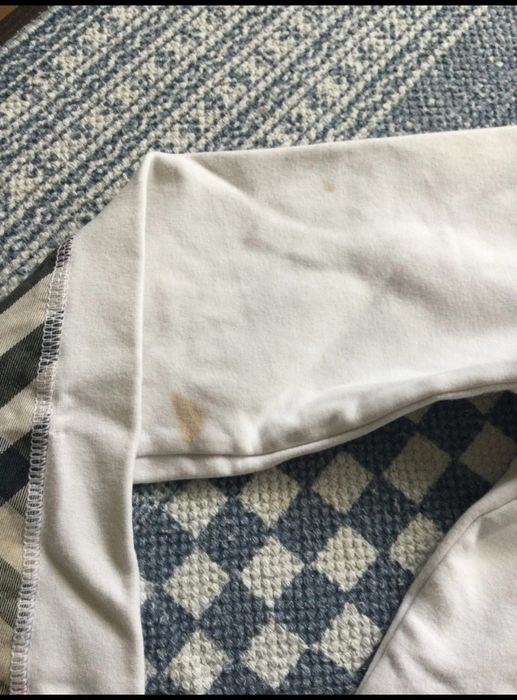Bluza burberry alba marime s