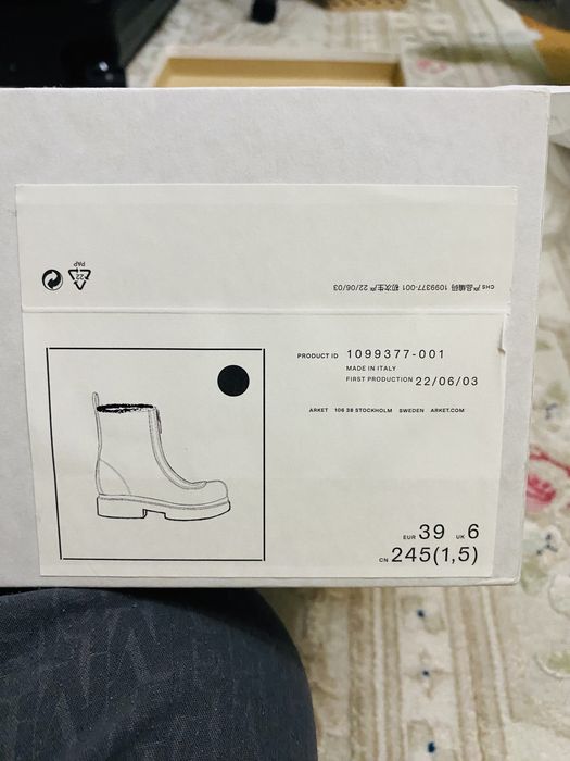 Ботинки Arket, 39размер