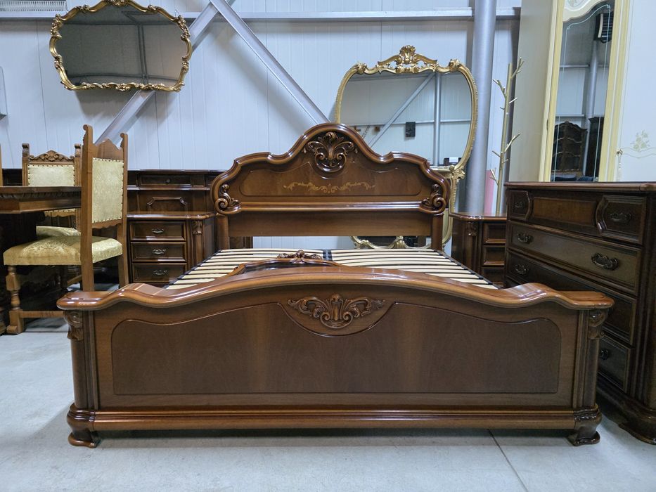 Set de dormitor  lemn masiv fara dulap