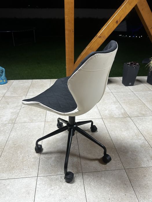 Scaun birou copii piele + stofa