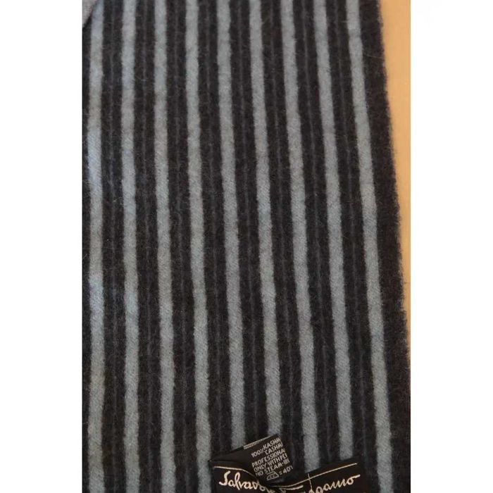 100% кашмир Оригинален мъжки шал Salvatore Ferragamo