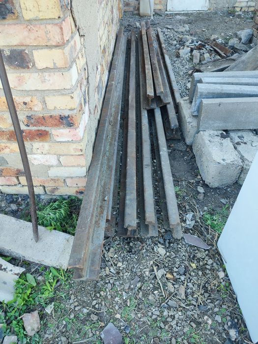 Рельсы б/у 8 штук