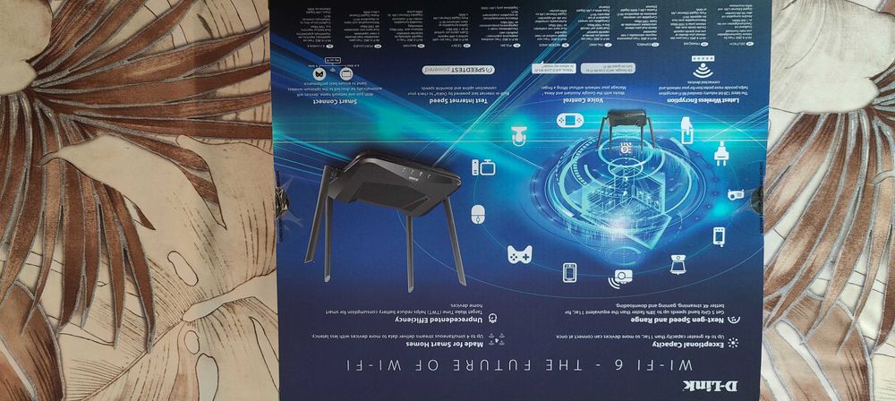 Нов D-Link EXO AX 1500 Wi-Fi 6 рутер smart app