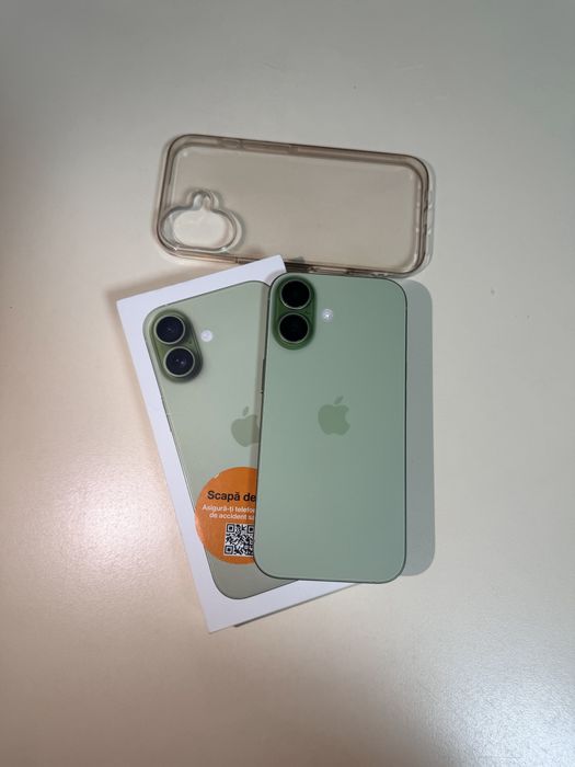 iPhone 17  Nou Sage Verde  5G,  100% Baterie 14 Pro max 17 Pro