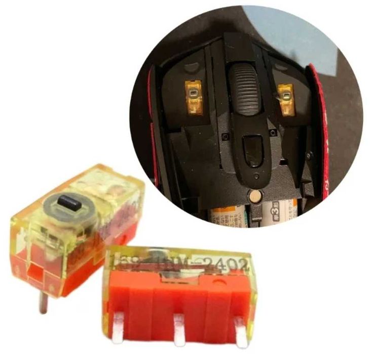 TTC Dustproof Gold 100 Million Click / Omron D2F-01F-T Mouse Switch