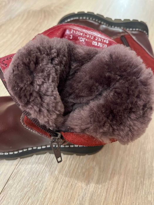 Сапожки зимние на девочку 23 размер