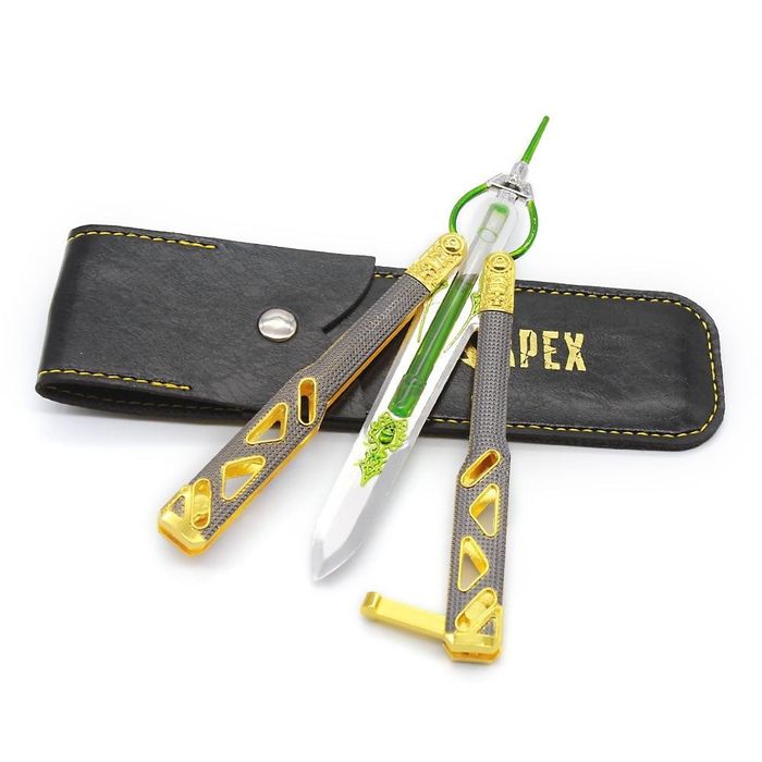 Apex Legends Octane Heirloom V3 Butterfly Knife / Balisong