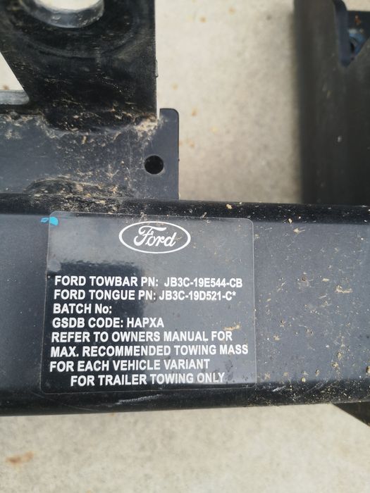 Carlig remorcare ford ranger raptor