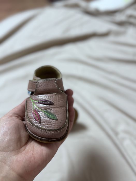 Pantof Magic Garden Primii Pasi Barefoot, piele naturala