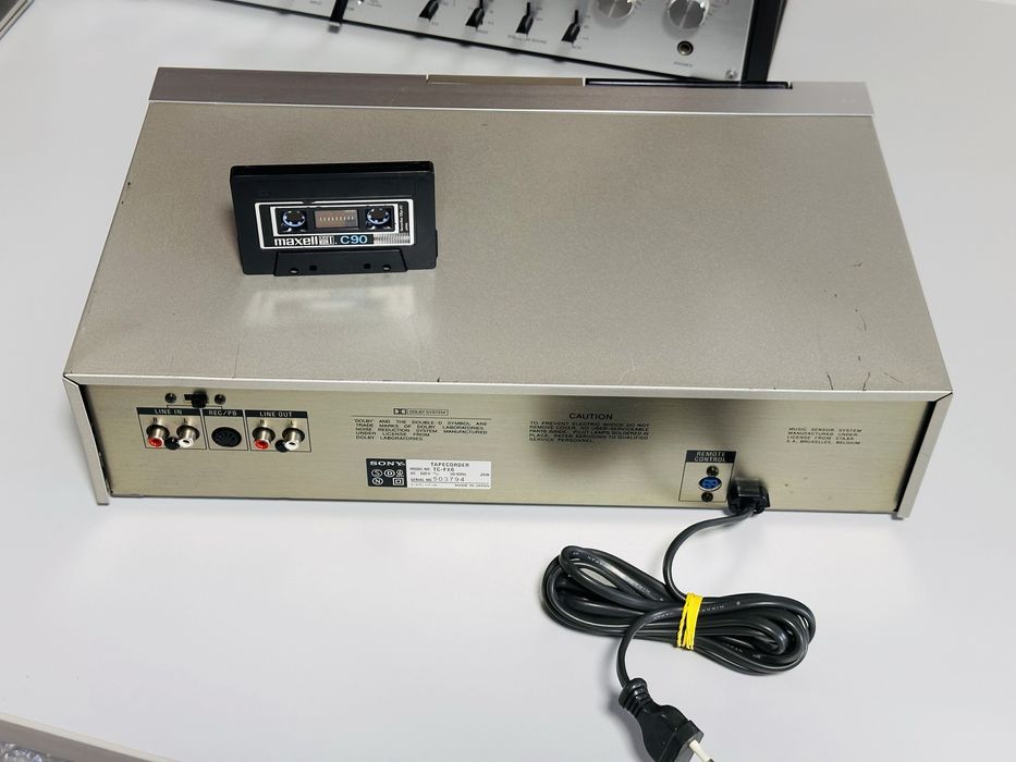 Deck de colecție SONY TC-FX6,mpx,Capuri Sendust&ferrite,servisat,Japan